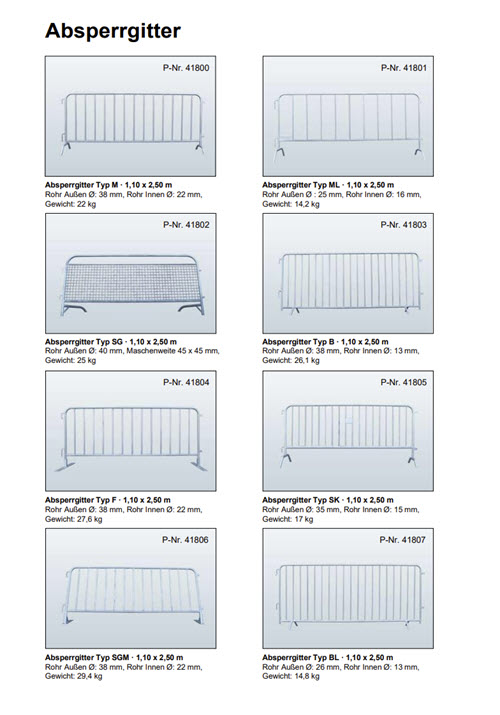 absperrgitter